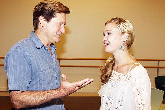 Oleanna meet and greet – Bill Pullman – Julia Stiles (2) 