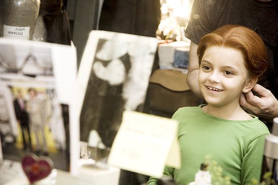 Shrek princess contest winners – Hannah Beatt (wig)