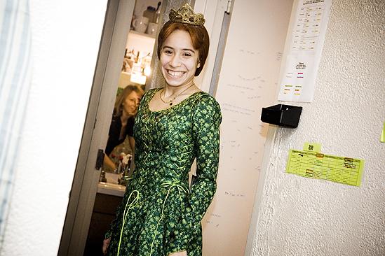 Shrek princess contest winners – Laura Laureano (dressing room)