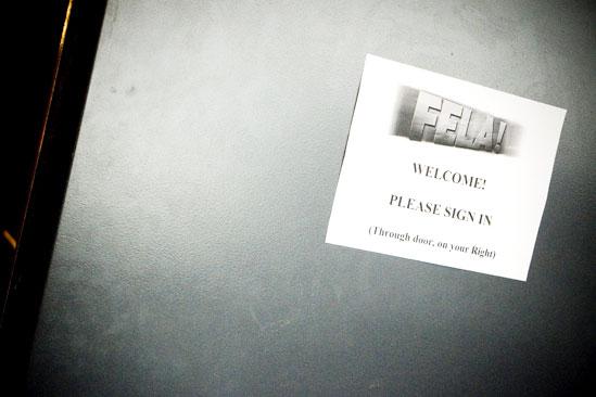 Fela Rehearsal - Door