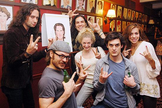 Swenson and Creel at Sardi’s – Will Swenson – Constantine Maroulis – Mitchell Jarvis – Lauren Molina – Wesley Taylor – Angel Reed