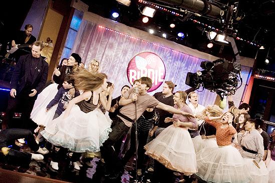 Bye Bye Birdie Good Morning America - Nolan Gerard Funk - rehearsal