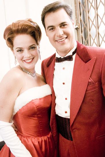 White Christmas photo shoot 2009 – Melissa Errico – James Clow