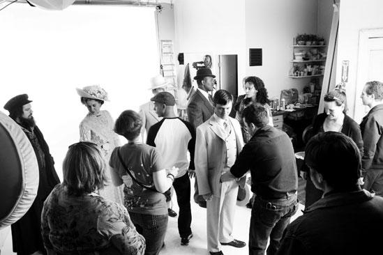 Ragtime Promo Shoot – on set