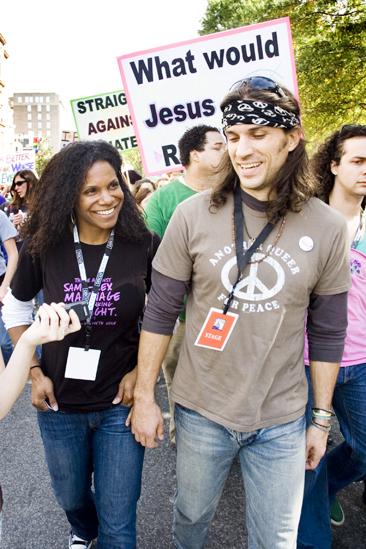 Hair at the National Equality March - Audra McDonald - Will Swenson