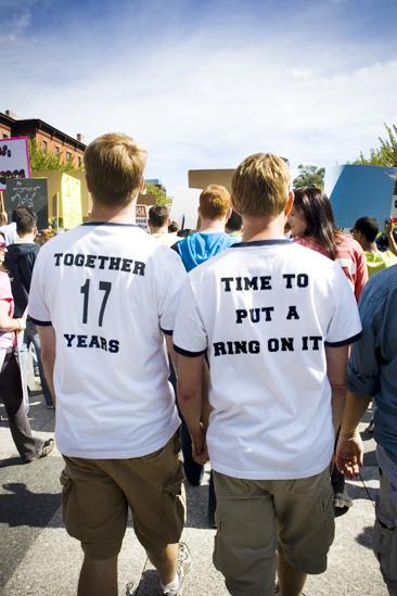 Hair at the National Equality March - David McMullin - Rob Hillman