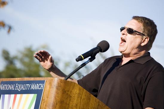Hair at the National Equality March - Cleve Jones