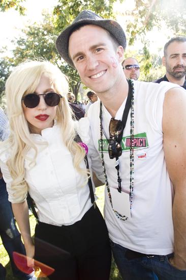 Hair at the National Equality March - Lady Gaga - Gavin Creel