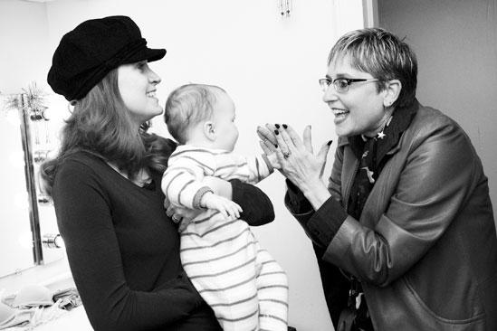 Ragtime First Preview –Christiane Noll – baby Rianna – Marcia Milgrom Dodge