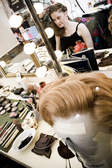 Ragtime First Preview – Christiane Noll (wigstand)