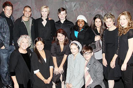 Glee Visits Love, Loss and What I Wore – big group