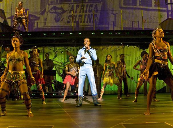 Fela - Show Photos - Kevin Mambo (center)