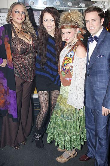Miley Cyrus at Rock of Ages – Michele Mais – Miley Cyrus – Lauren Molina – Tom Lenk