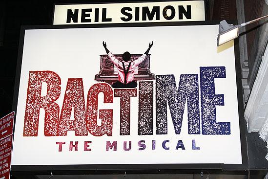 Ragtime opening – marquee