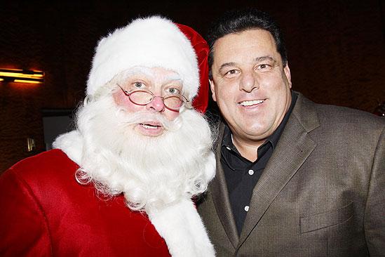 Make-A-Wish Foundation at The Radio City Christmas Show - Santa - Steve Schirripa