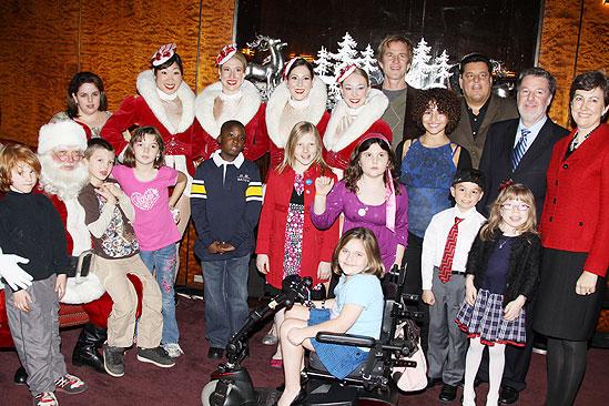 Make-A-Wish Foundation at The Radio City Christmas Show - group shot