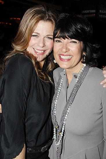 November 2009 cast of Love, Loss – Rita Wilson - Christiane Amanpour