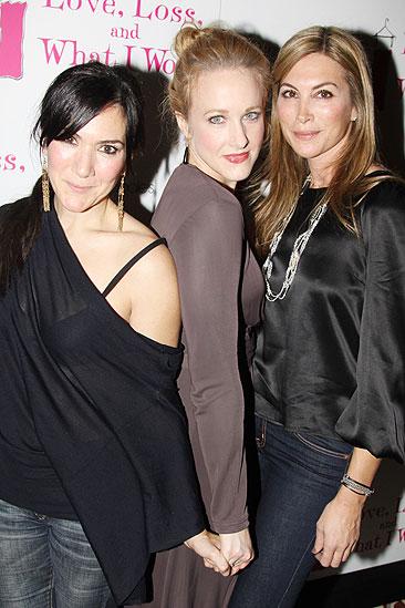 November 2009 cast of Love, Loss – Nadia Dajani – Katie Finneran - Julie Claire 
