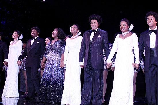 Dreamgirls opening – curtain call