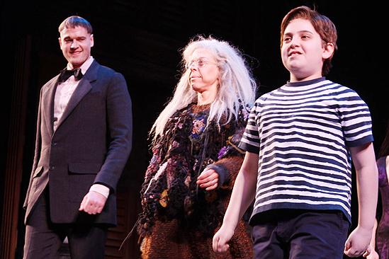 Addams Family Chicago opening – cc – Zachary James – Jackie Hoffman – Adam Riegler