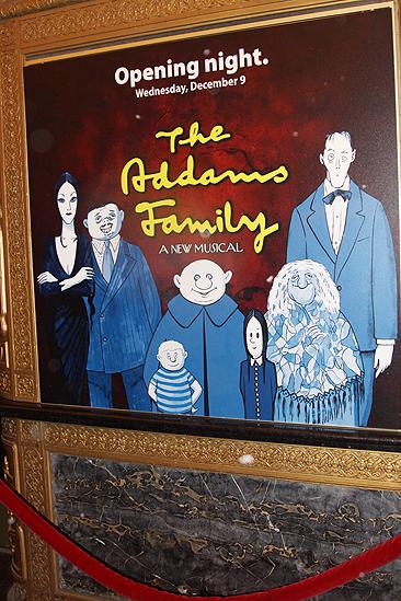 Addams Family Chicago opening – poster