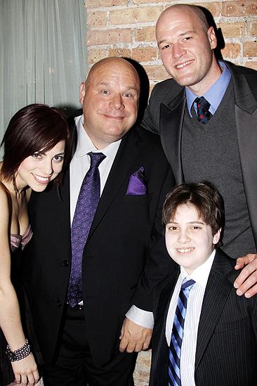 Addams Family Chicago opening – Krysta Rodriguez – Kevin Chamberlin – Zachary James – Adam Riegler