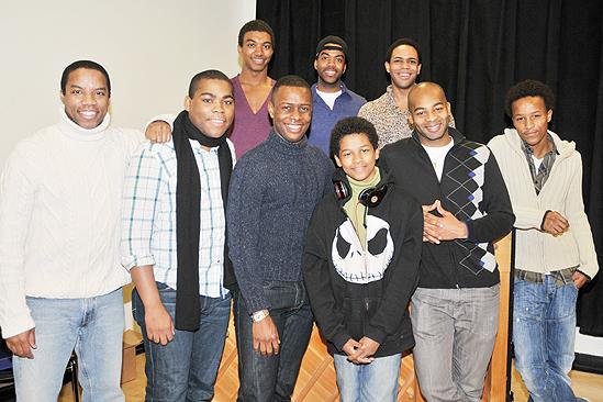 Scottsboro Boys meet and greet – Rodney Hicks - Sean Bradford - Christian White - Julius Thomas III - Derrick Cobey - Josh Breckenridge - Cody Ryan Wise - Brandon Victor Dixon - Kendrick Jones