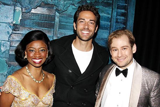 Zachary Levi at Memphis - Montego Glover - Zachary Levi - Chad Kimball