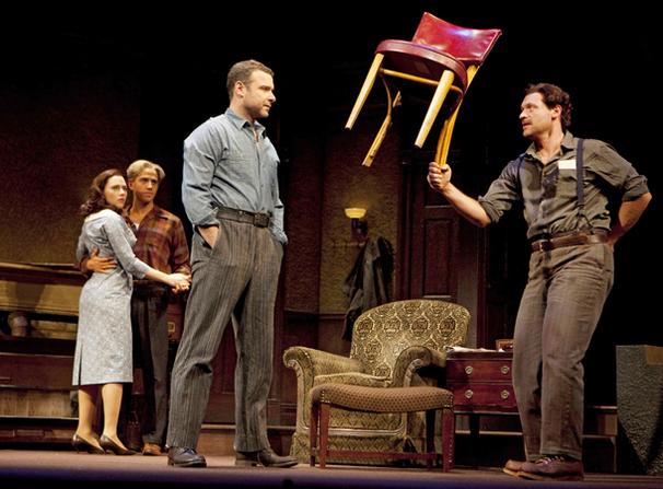 A View from the Bridge - Show Photos - Scarlett Johansson - Santino Fontana - Liev Schreiber - Corey Stoll