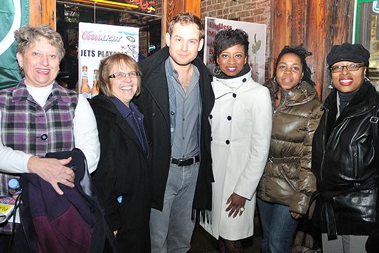 Memphis 100th Performance - Chad Kimball - Montego Glover with fans