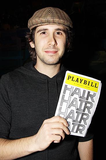 Josh Groban at Hair – Josh Groban