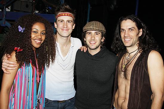 Josh Groban at Hair – Sasha Allen – Gain Creel - Josh Groban – Will Swenson