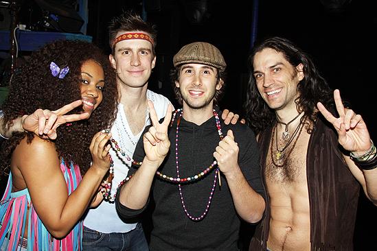 Josh Groban at Hair – Sasha Allen – Gain Creel - Josh Groban – Will Swenson (peace)