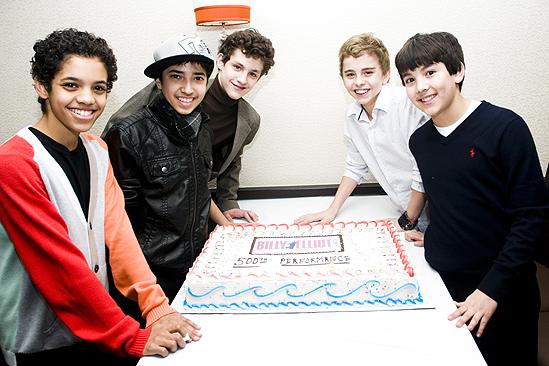 Billy Elliot 500 Performance - Liam Redhead - Dayton Tavares - Trent Kowalik - Michael Dameski - Alex Ko 
