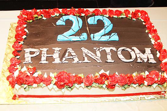 Phantom Turns 22 – cake