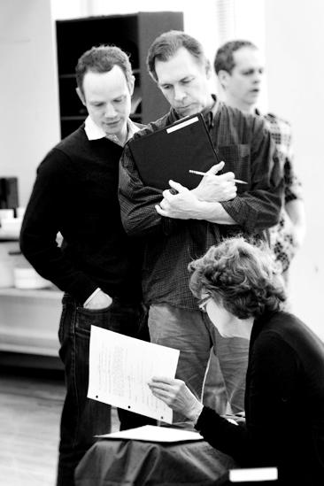 Next Fall Rehearsal - Sean Dugan - Cotter Smith - Connie Ray - Patrick Breen