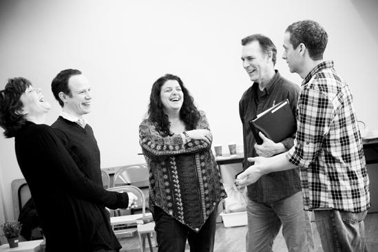 Next Fall Rehearsal - Connie Ray - Sean Dugan - Sheryl Kaller - Cotter Smith - Patrick Breen
