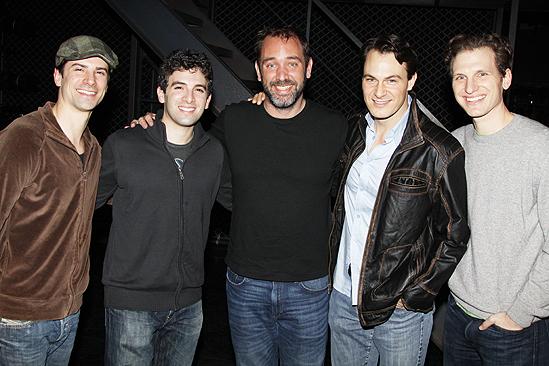Trey Parker at Jersey Boys – Dominic Nolfi – Jarrod Spector – Trey Parker – Matt Bogart – Sebastian Arcelus