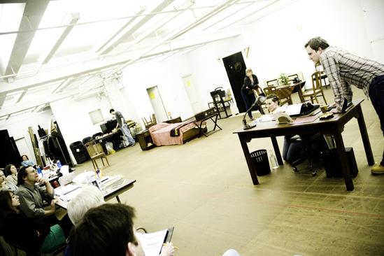 The Glass Menagerie Rehearsal – rehearsal room