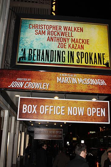 Behanding in Spokane Opening Night – marquee