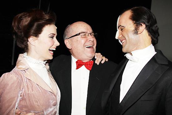 Love Never Dies Opening - Sierra Boggess - Jack O'Brien - Ramin Karimloo - laughing