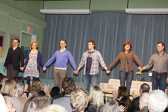 Next Fall Opening Night – Sean Dugan – Maddie Corman – Patrick Breen – Patrick Heusinger – Connie Ray – Cotter Smith