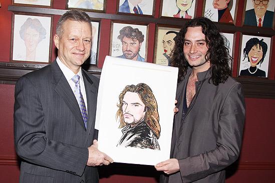 Constantine Maroulis at Sardi’s – Max Klimavicius – Constantine Maroulis portrait