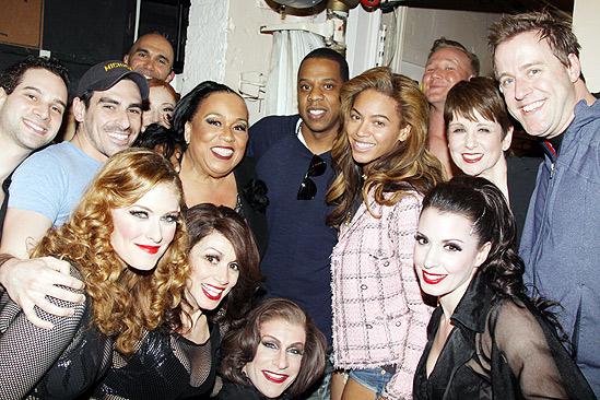 Beyonce Knowles and Jay-Z at Chicago -cast