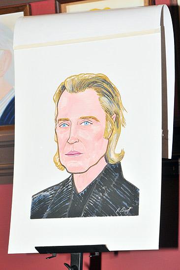 Christopher Walken at Sardi’s – Christopher Walken portrait