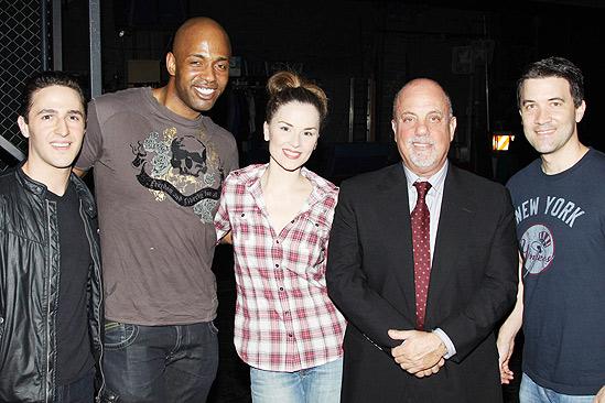 Billy Joel at Jersey Boys – Russell Fischer – Kris Coleman – Katie O’Toole – Billy Joel – Miles Aubrey