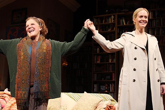 Collected Stories Opening Night – Linda Lavin – Sarah Paulson (bows)