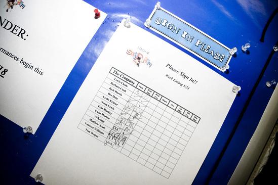 Sondheim on Sondheim Backstage – sign in