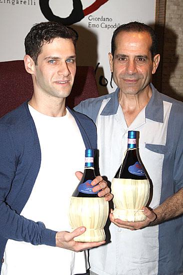 Lend Me a Tenor Portrait at Tony’s di Napoli – Justin Bartha – Tony Shalhoub (wine)