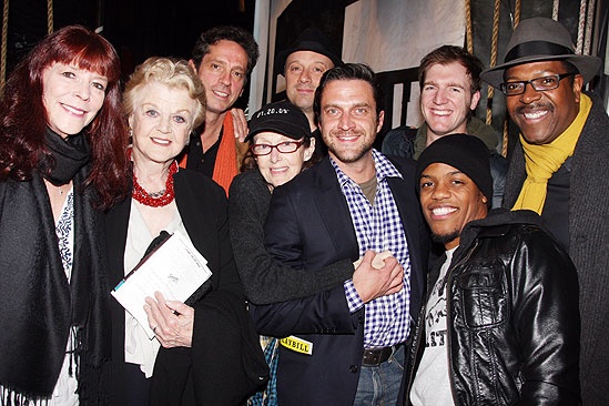 Angela Lansbury and Raul Esparza at Superior Donuts – cast